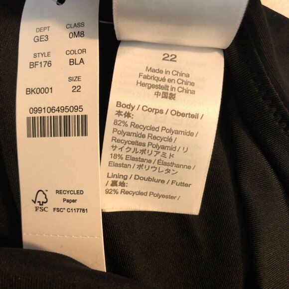 J Crew Ruched Sweetheart One-Piece Swimsuit Black 22 - Picture 7 of 7